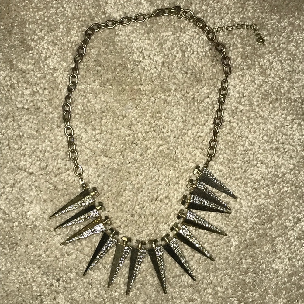 Gold and faux Diamond Necklace